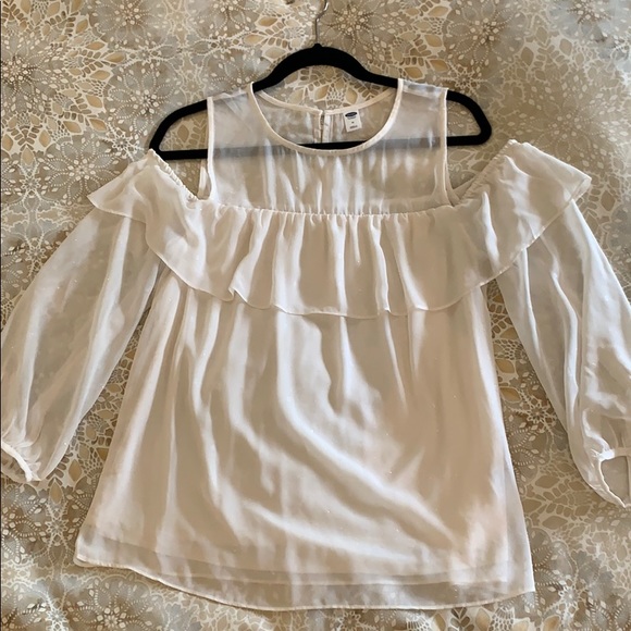 Old Navy Tops - Off white dressy blouse